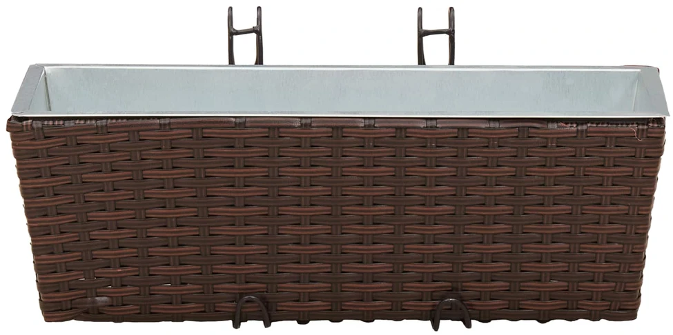 Turėklas 2 vnt. Ruda 50 x 17 x 17 cm Metalas