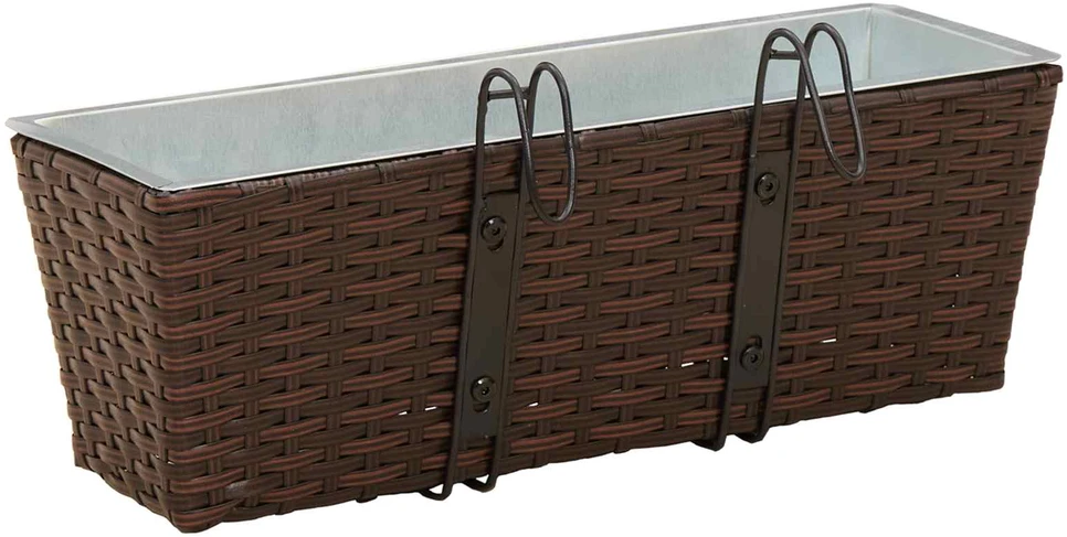 Turėklas 2 vnt. Ruda 50 x 17 x 17 cm Metalas