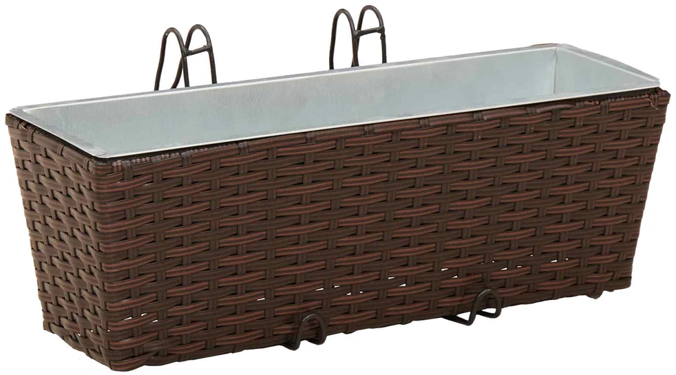 Turėklas 2 vnt. Ruda 50 x 17 x 17 cm Metalas