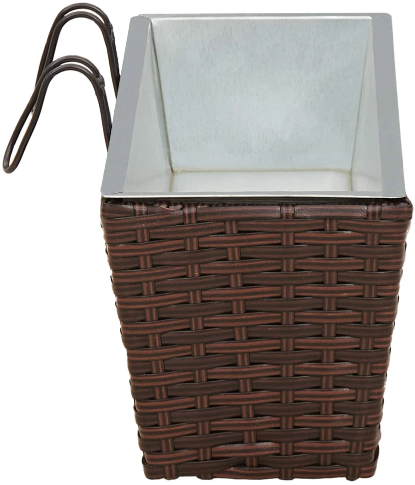 Turėklas 2 vnt. Ruda 50 x 17 x 17 cm Metalas