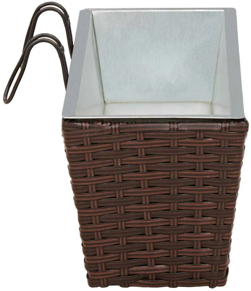 Turėklas 2 vnt. Ruda 50 x 17 x 17 cm Metalas