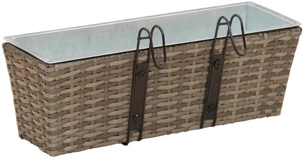 Turėklas 2 vnt. Pilka 50 x 17 x 17 cm Metalas