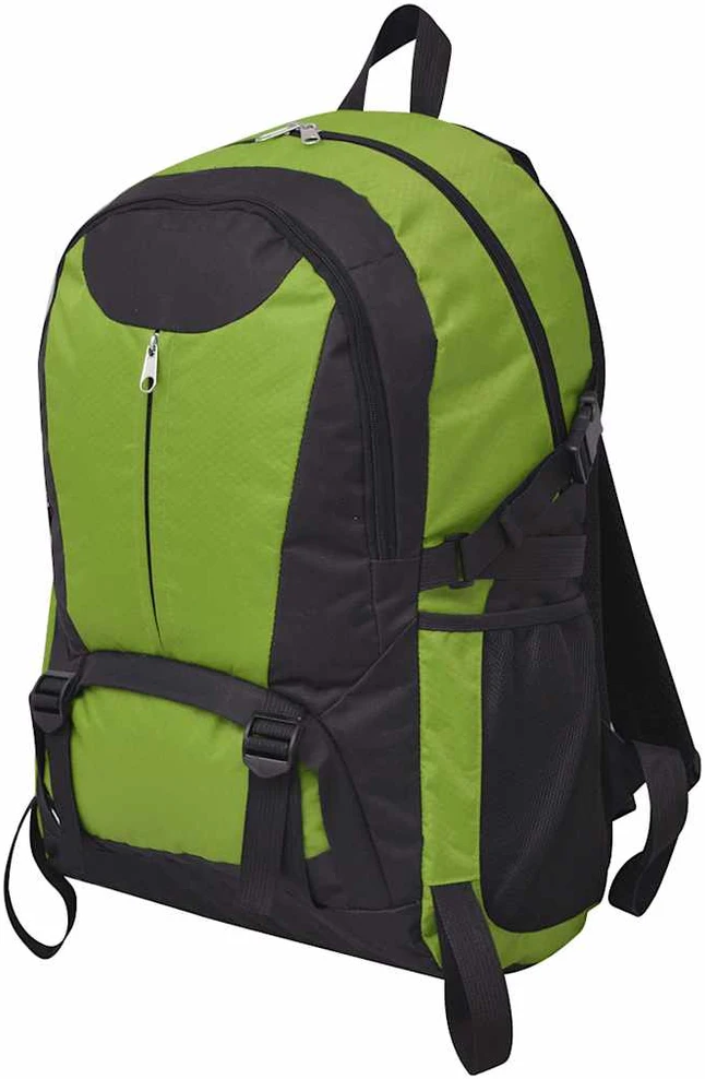 Turistinė kuprinė, 40 l, juoda ir žalia