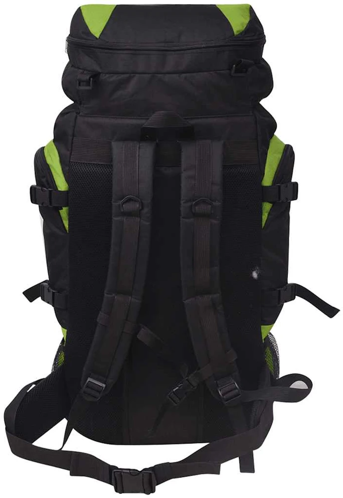 Turistinė kuprinė, XXL, 75 l, juoda/žalia