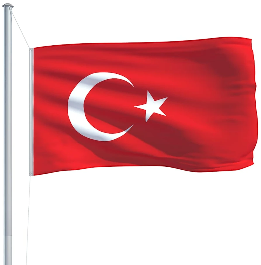 Turkijos vėliava, 90x150cm