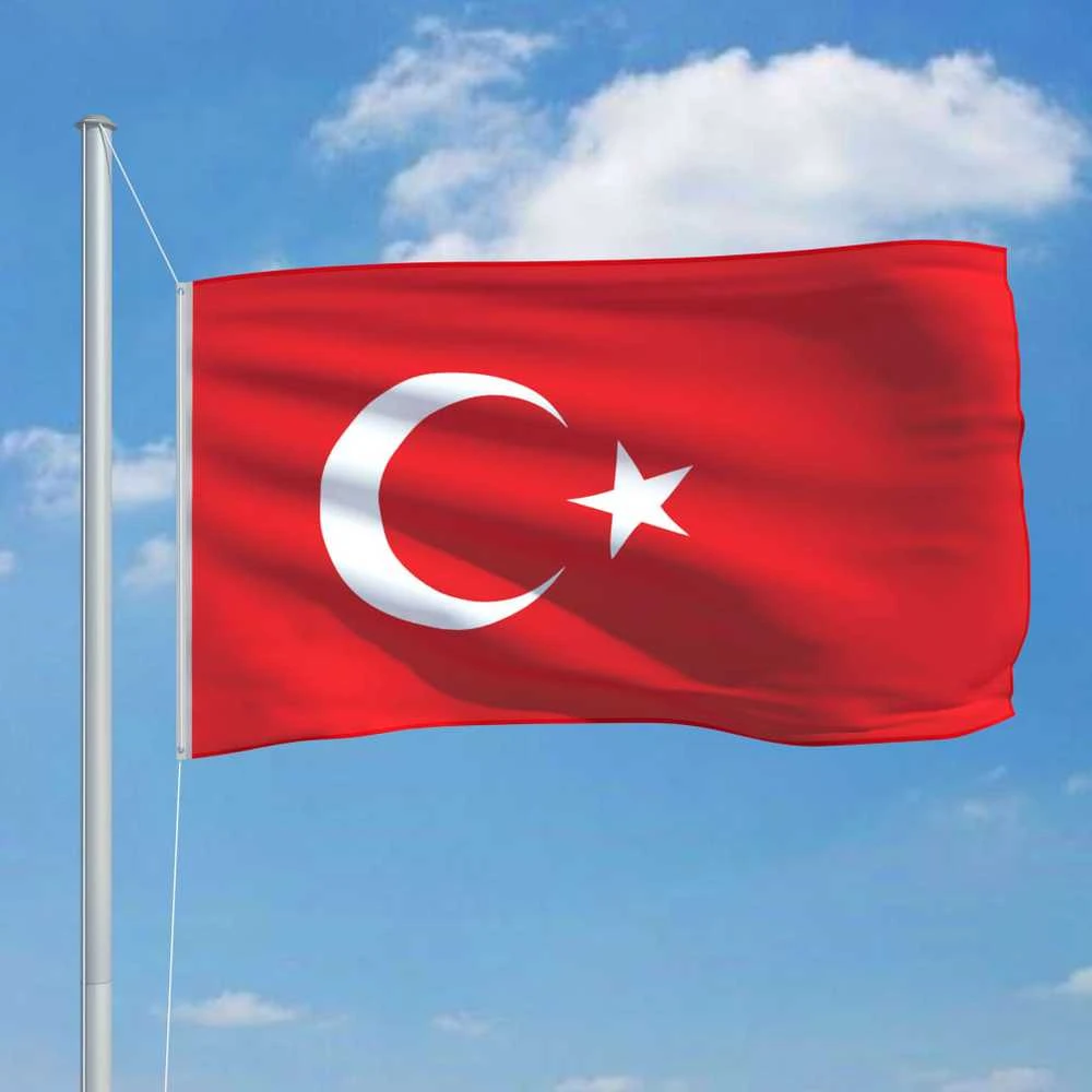 Turkijos vėliava, 90x150cm