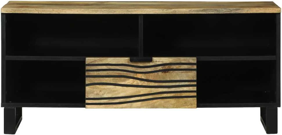 TV staliukas TV vienetai 105 x 33 x 46 cm Ruda Apdirbta mediena