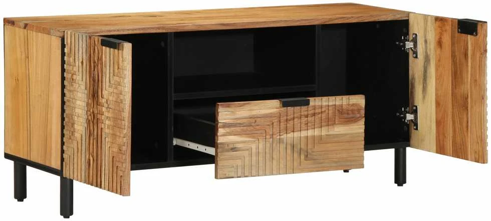 Televizoriaus spintelė Ruda 105 x 33 x 46 cm Kietas mango medis