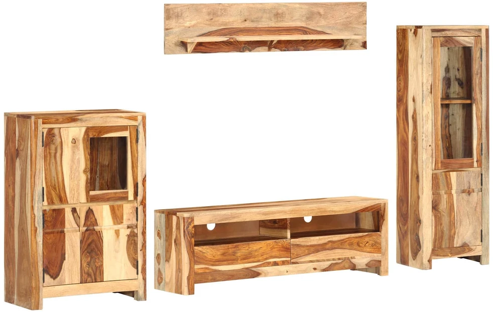 TV staliukas TV komplektas su stalčių Ruda 120 x 30 x 39 cm Medis