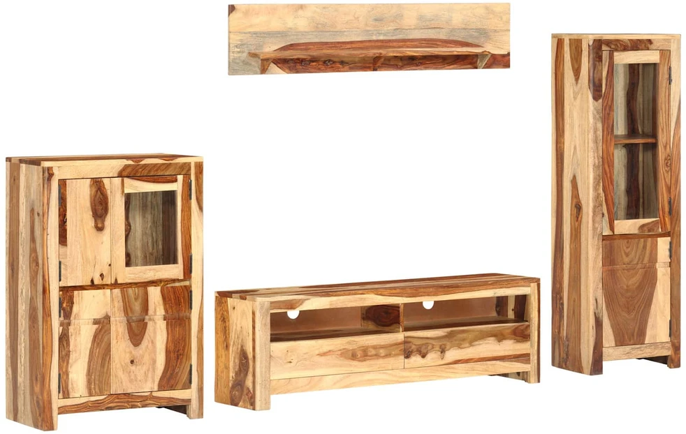 TV staliukas TV komplektas su stalčių Ruda 120 x 30 x 39 cm Medis