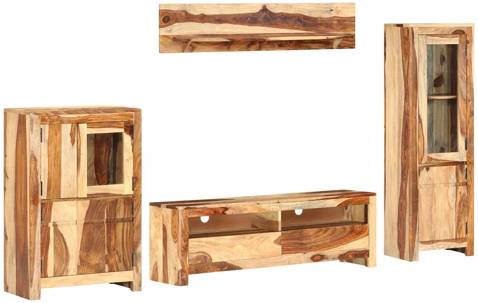 TV staliukas TV komplektas su stalčių Ruda 120 x 30 x 39 cm Medis