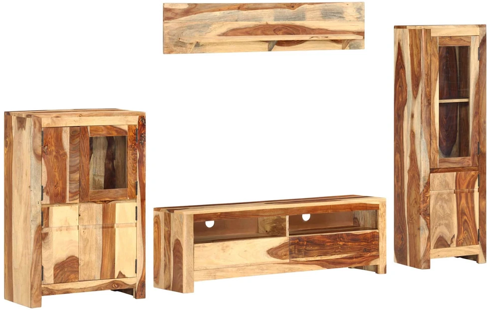 TV staliukas TV komplektas su stalčių Ruda 120 x 30 x 39 cm Medis
