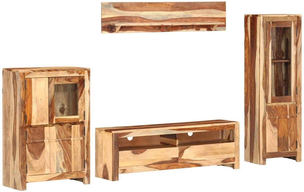 TV staliukas TV komplektas su stalčių Ruda 120 x 30 x 39 cm Medis