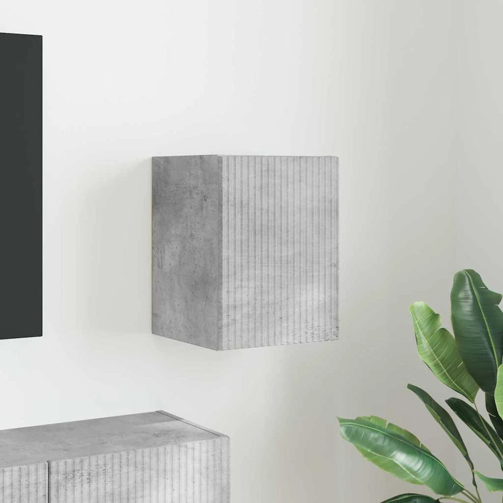 TV staliukas TV sieninė spintelė 30 x 31 x 40 cm Betoninė Apdirbta mediena