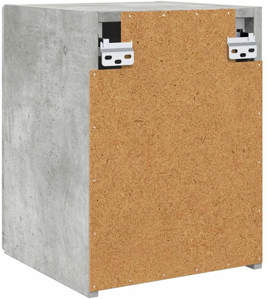 TV staliukas TV sieninė spintelė 30 x 31 x 40 cm Betoninė Apdirbta mediena