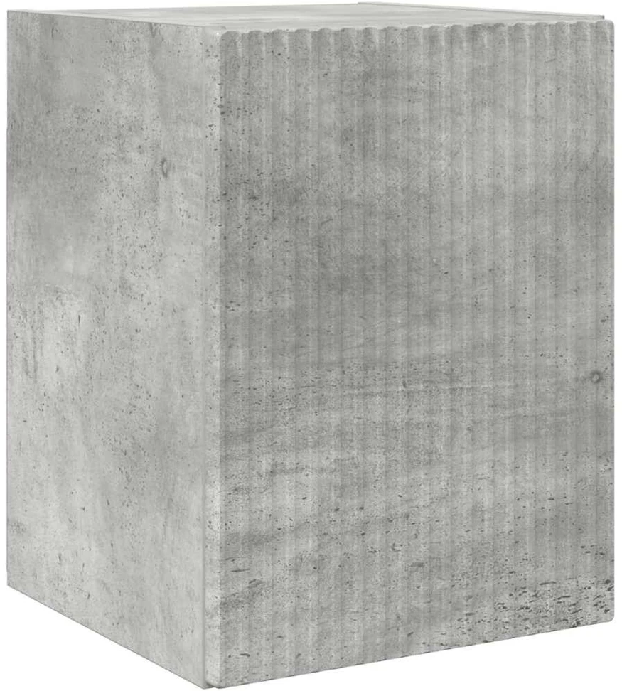 TV staliukas TV sieninė spintelė 30 x 31 x 40 cm Betoninė Apdirbta mediena