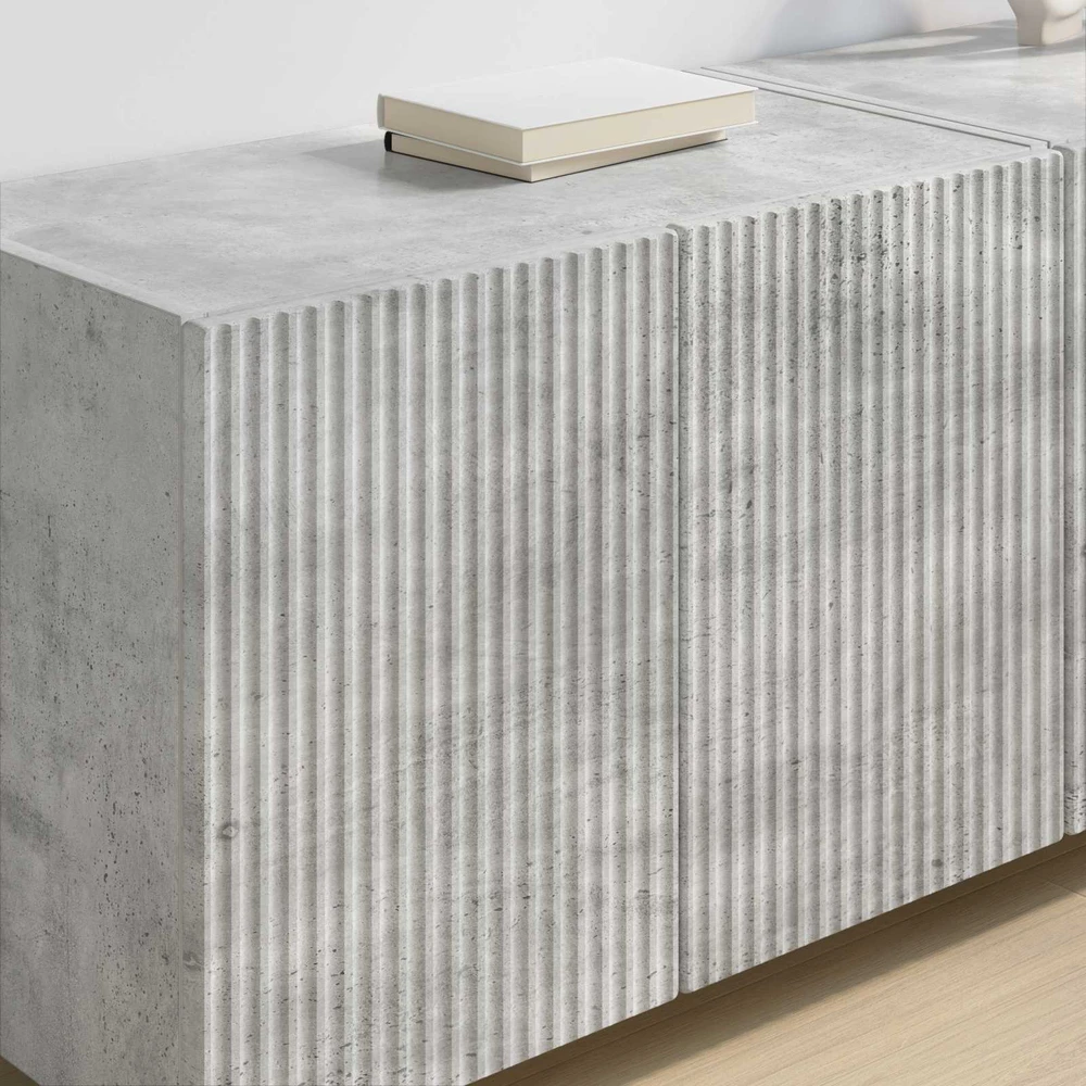 TV staliukas TV sieninė spintelė 59,5 x 31 x 40 cm Betono pilka