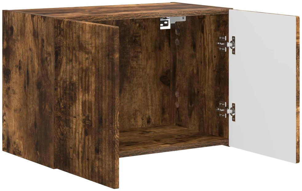 TV staliukas TV sieninė spintelė 59,5 x 31 x 40 cm Rūkyta ąžuolas