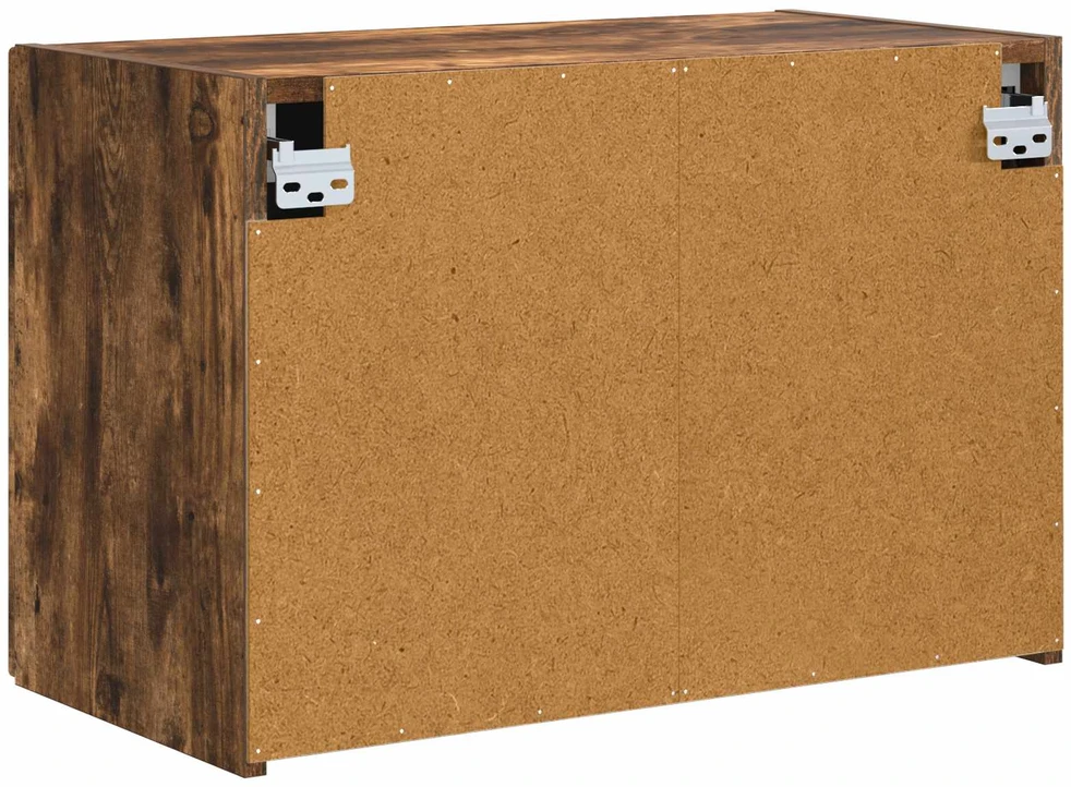 TV staliukas TV sieninė spintelė 59,5 x 31 x 40 cm Rūkyta ąžuolas