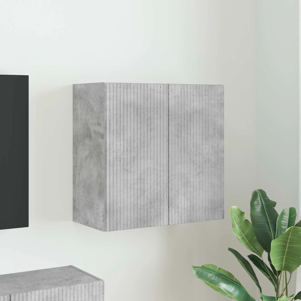 TV staliukas TV sieninė spintelė 59,5 x 31 x 60 cm Betono pilka