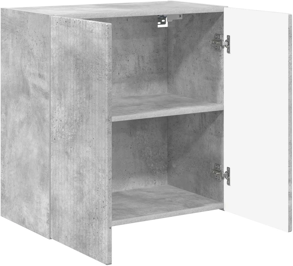 TV staliukas TV sieninė spintelė 59,5 x 31 x 60 cm Betono pilka