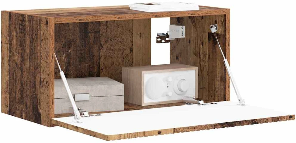 TV staliukas TV sieninė spintelė 60 x 31 x 29,5 cm Senovinis medis