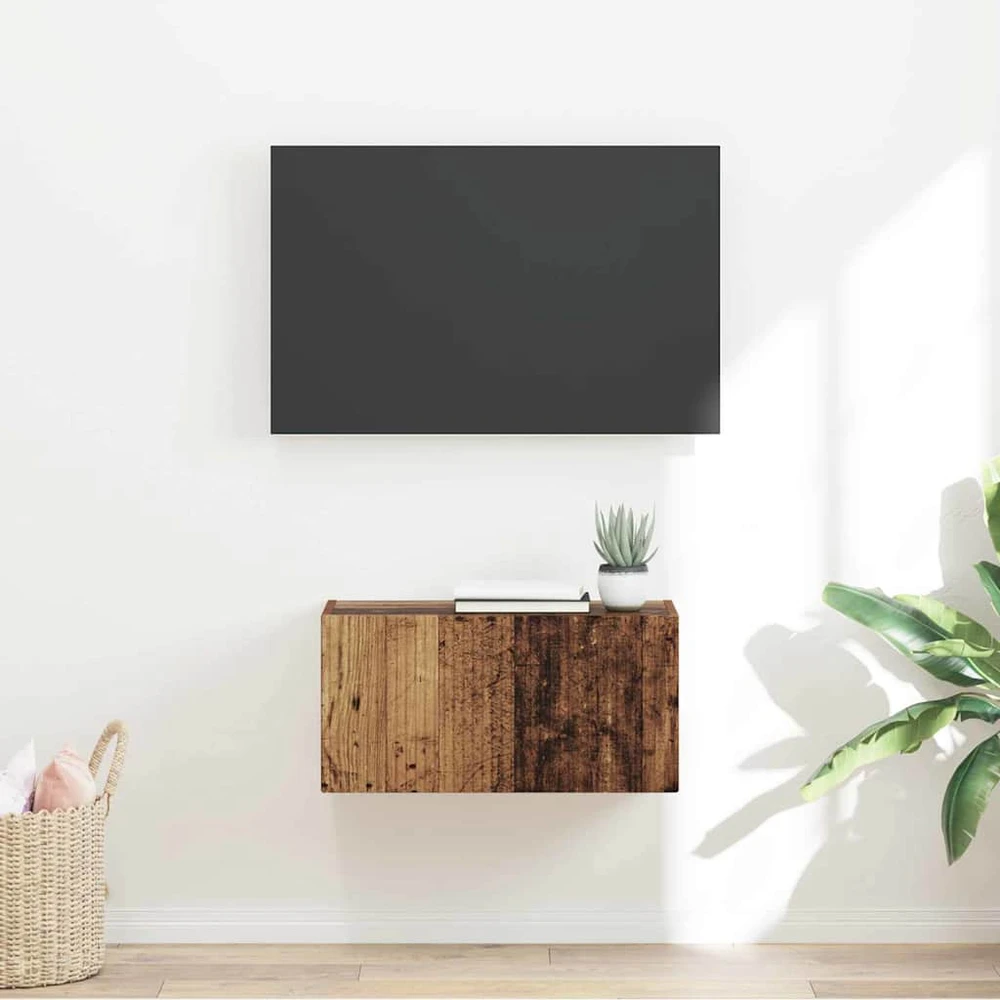 TV staliukas TV sieninė spintelė 60 x 31 x 29,5 cm Senovinis medis