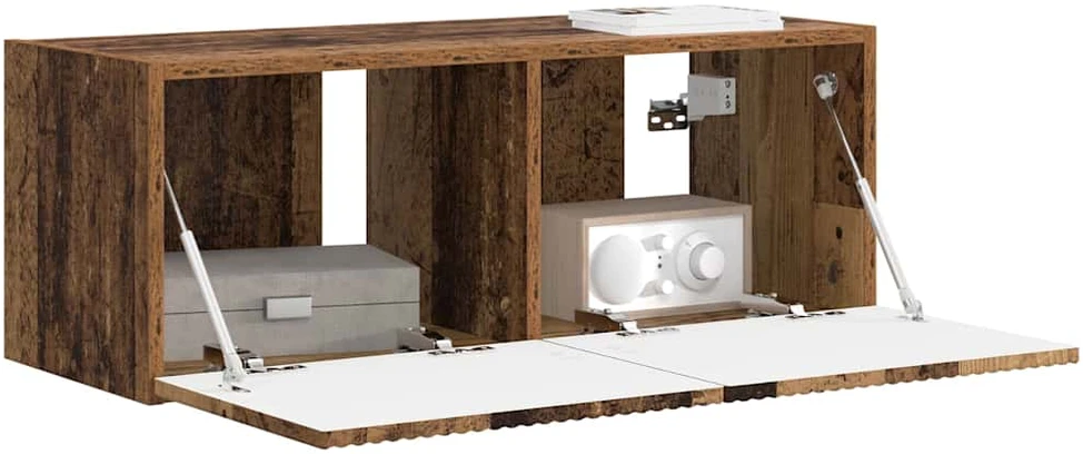 TV staliukas TV sieninė spintelė 78,5 x 30 x 29,5 cm Sendintos medienos