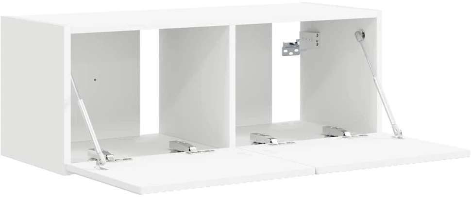 TV staliukas TV sieninė spintelė 78,5 x 30 x 29,5 cm Balta Apdirbta mediena