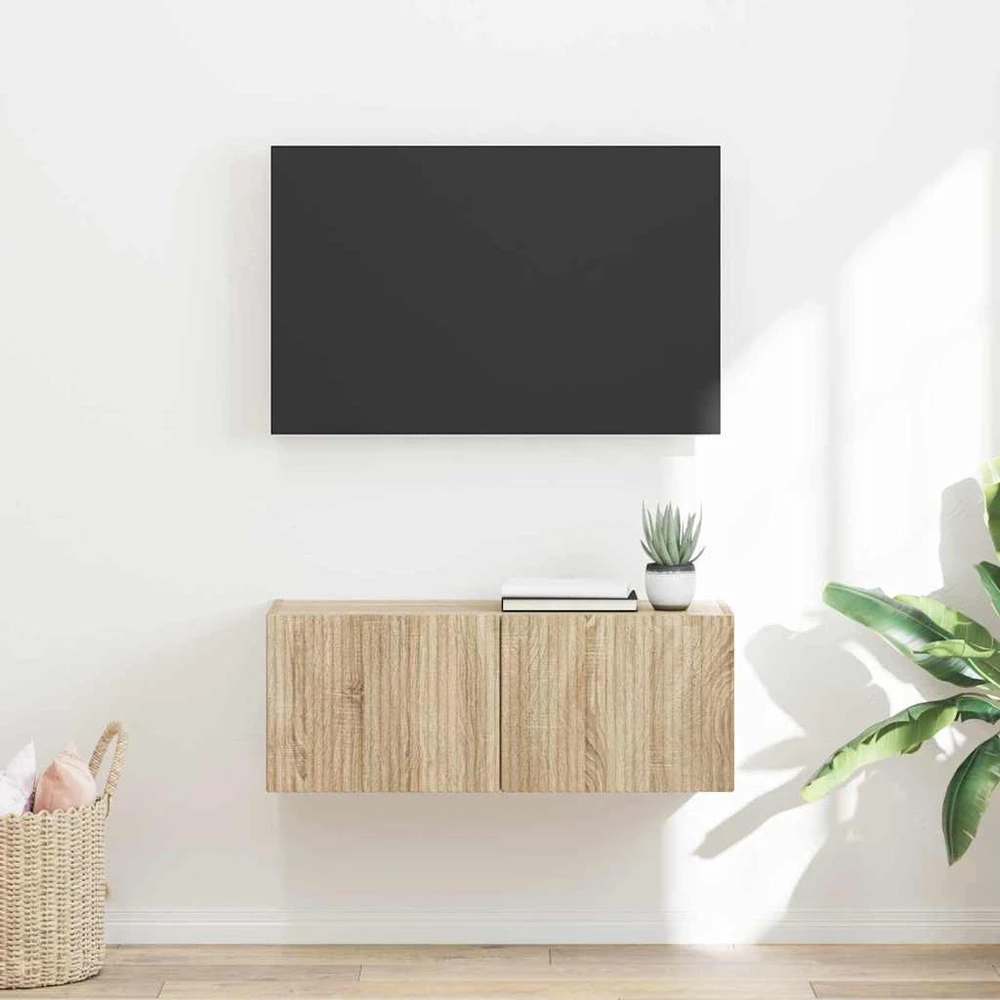 TV staliukas TV sieninė spintelė 78,5 x 30 x 29,5 cm Sonoma ąžuolo