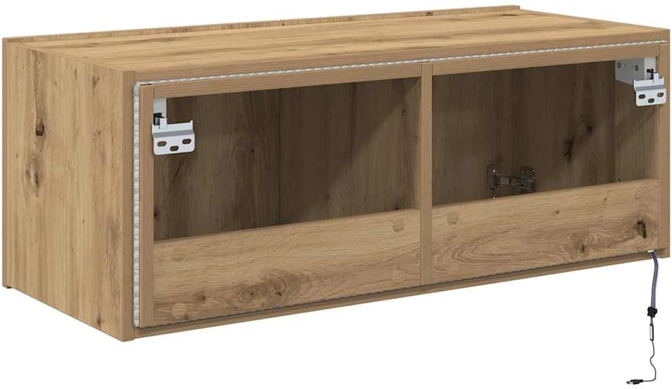 TV staliukas TV sieninė spintelė 80 x 35 x 31 cm Amatininkų ąžuolas
