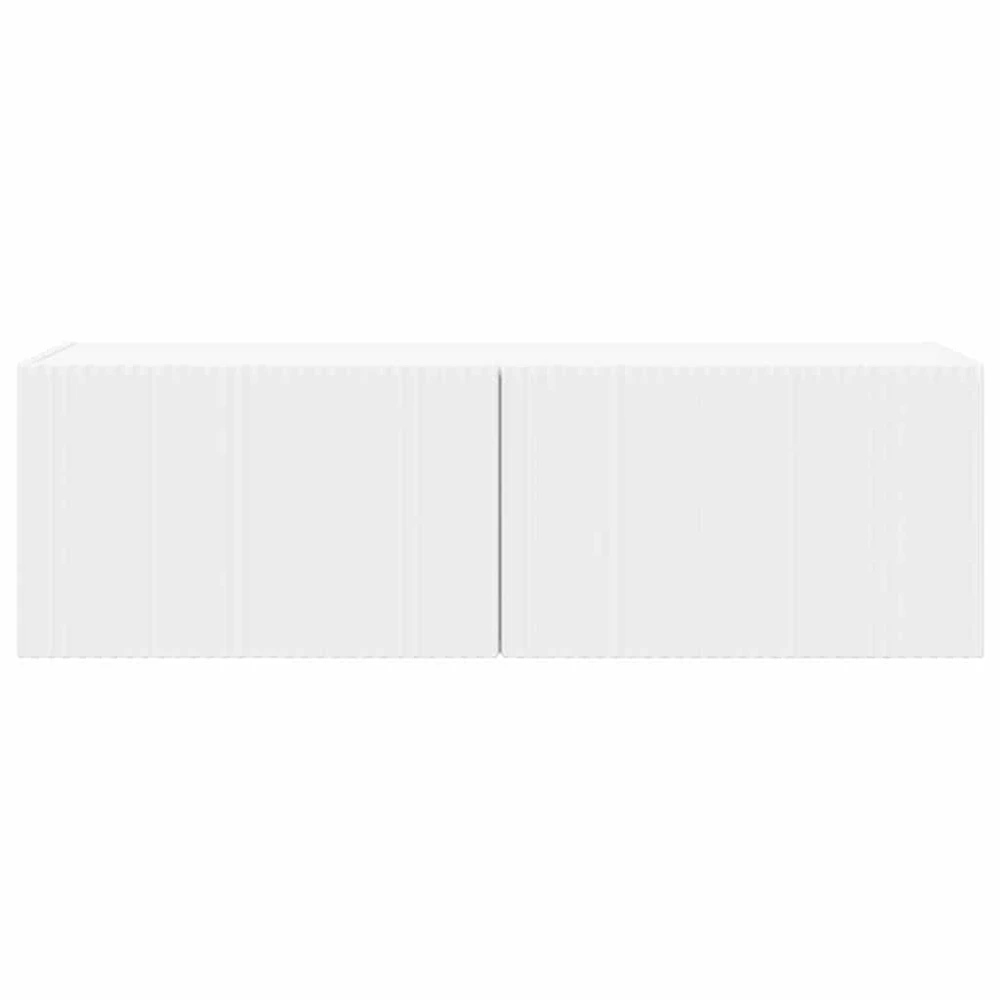 TV staliukas TV sieninė spintelė 98 x 31 x 29,5 cm Balta Apdirbta mediena