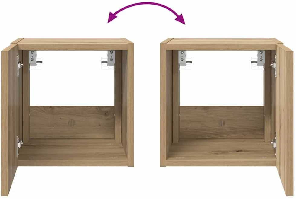 TV staliukas TV sieninė spintelė 30,5 x 35 x 30 cm Meistrų ąžuolas