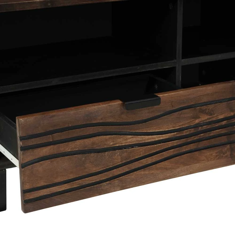TV staliukas TV vienetai 80 x 33 x 46 cm graikinis riešutmedis