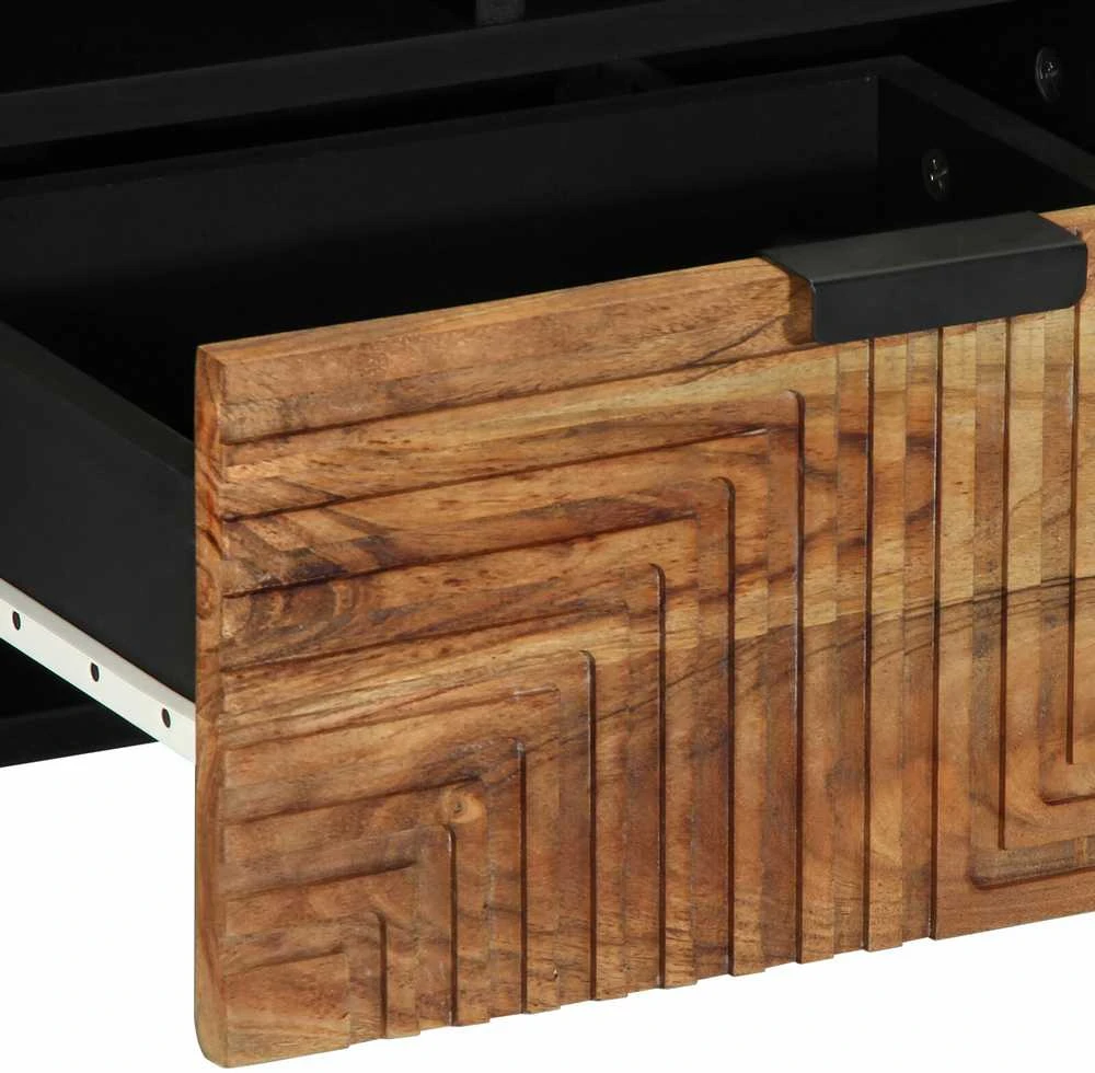 Televizoriaus spintelė Ruda 100 x 33 x 46 cm Kietas mango medis