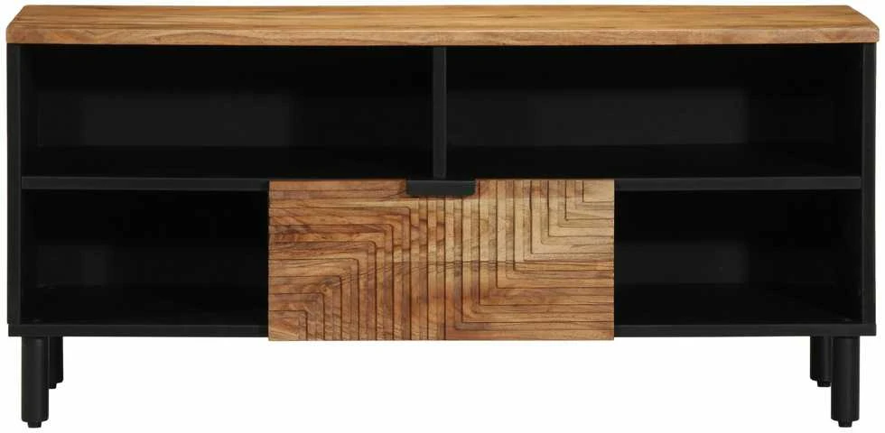 Televizoriaus spintelė Ruda 100 x 33 x 46 cm Kietas mango medis