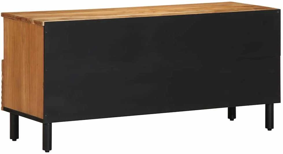 Televizoriaus spintelė Solid Acacia Wood 100 x 33,5 x 46 cm