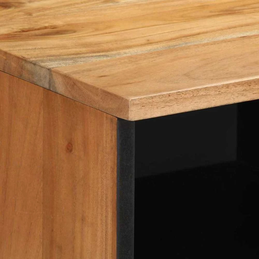 Televizoriaus spintelė Solid Acacia Wood 100 x 33,5 x 46 cm