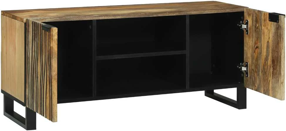 TV staliukas TV vienetai 105 x 33 x 46 cm Ruda Apdirbta mediena