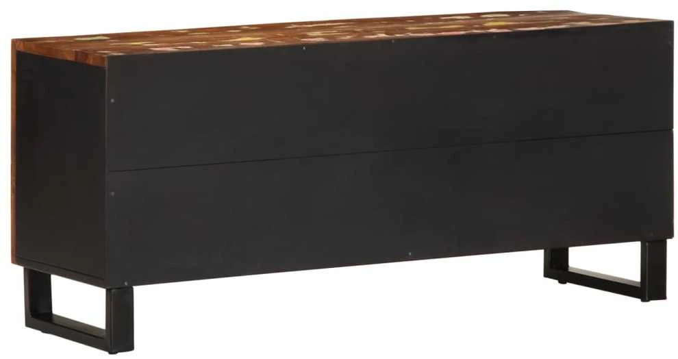 TV staliukas TV spintelė, 105x33,5x46cm, perdirbta/apdirbta mediena