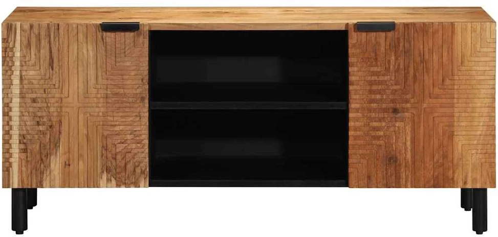 TV spintelė, 105x33x46 cm, akacijos masyvo mediena