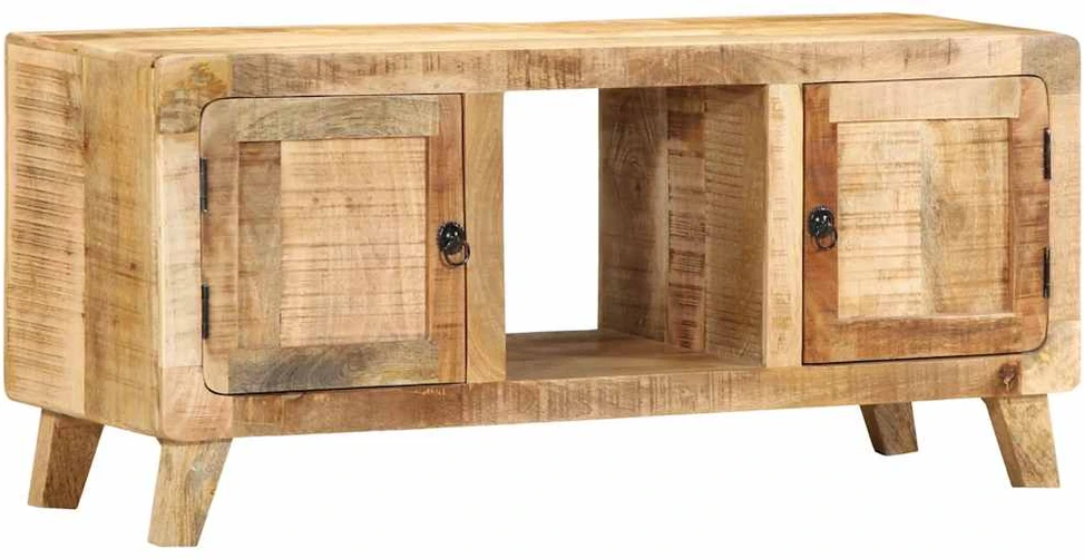 TV spintelė, 105x46x32 cm, masyvi mango mediena