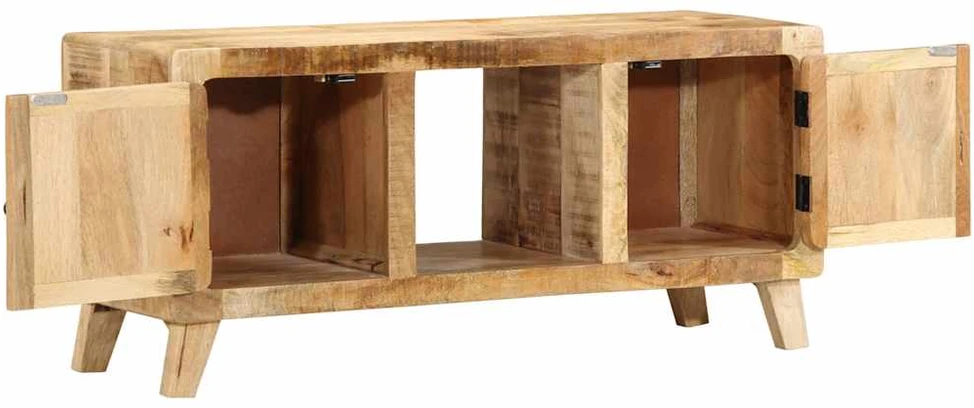 TV spintelė, 105x46x32 cm, masyvi mango mediena