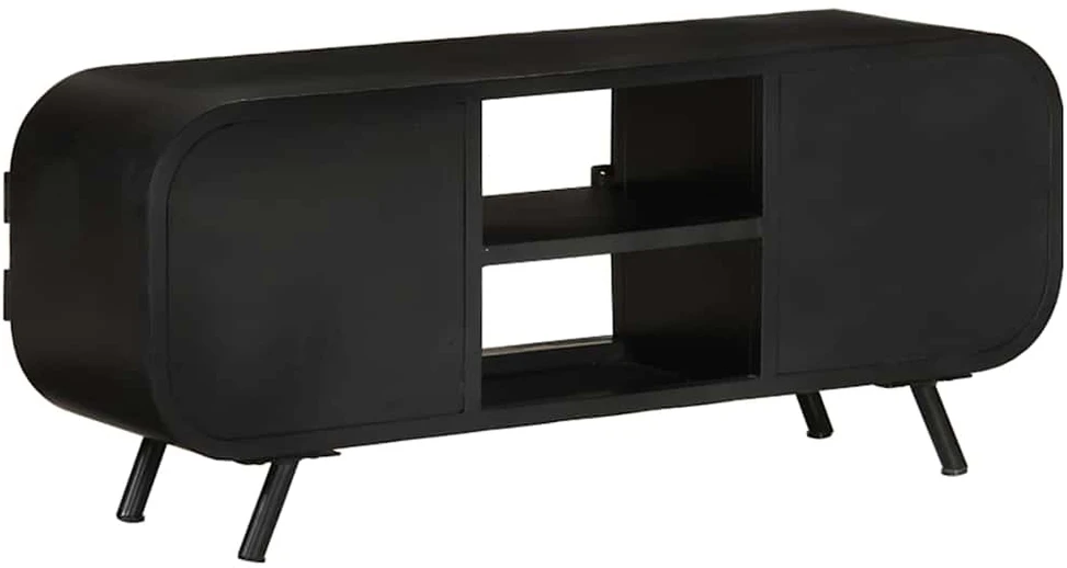 TV staliukas TV spintelė, 110x30x45cm, perdirbtos medienos masyvas