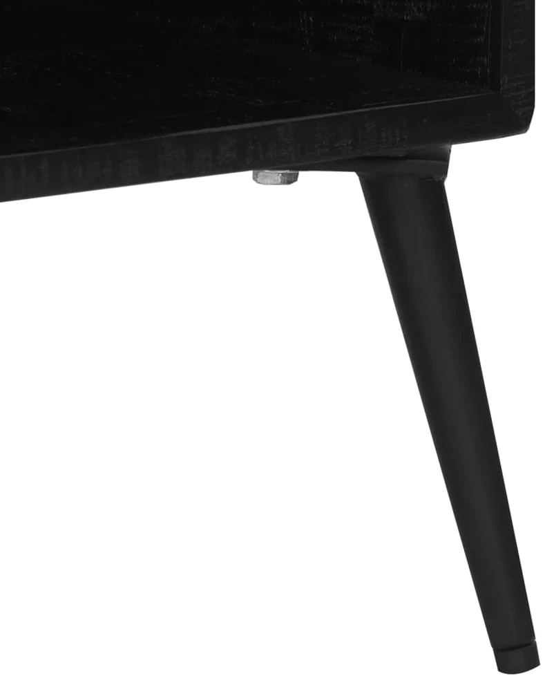 TV staliukas TV spintelė, 112x31x45cm, perdirbtos tikmedžio medienos masyvas
