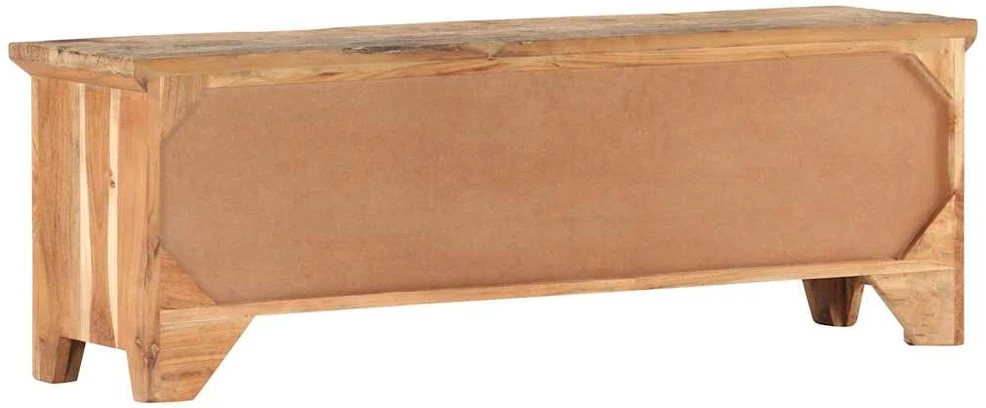 TV staliukas TV spintelė, 120x30x40cm, akacijos masyvas ir perdirbta mediena