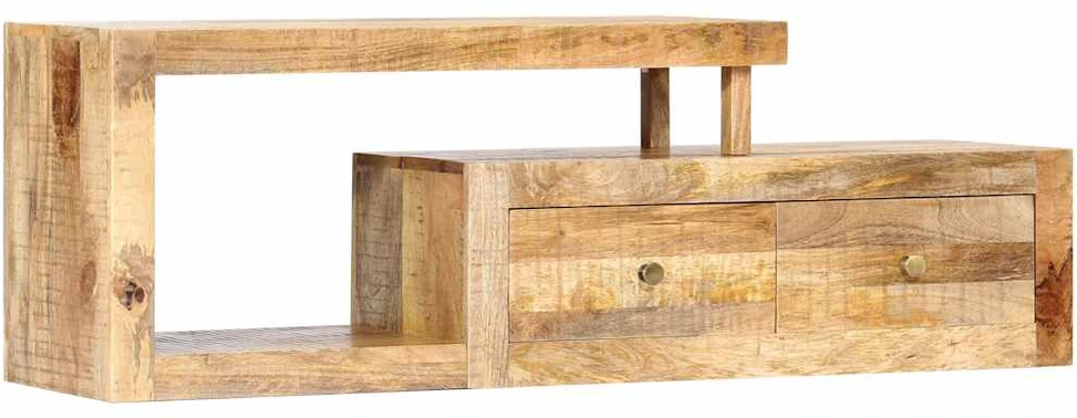 TV staliukas TV spintelė, 120x30x40cm, mango medienos masyvas