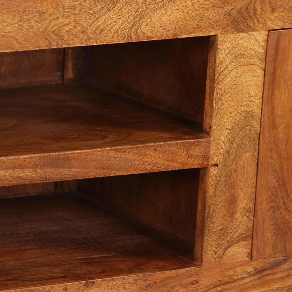 TV staliukas TV Spintelė, 120x30x40cm, medienos masyvas su medaus apdaila