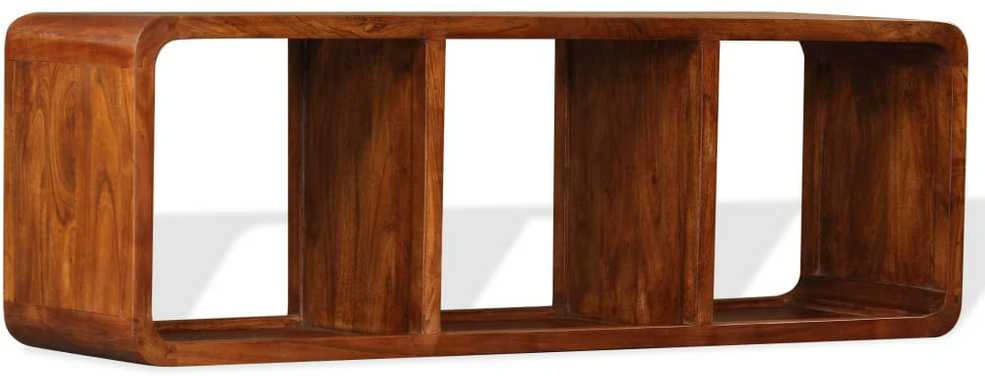 TV staliukas TV Spintelė, 120x30x40cm, medienos masyvas su medaus apdaila