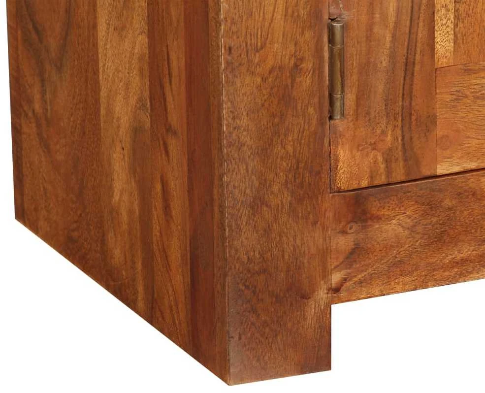 TV staliukas TV Spintelė, 120x30x40cm, medienos masyvas su medaus apdaila
